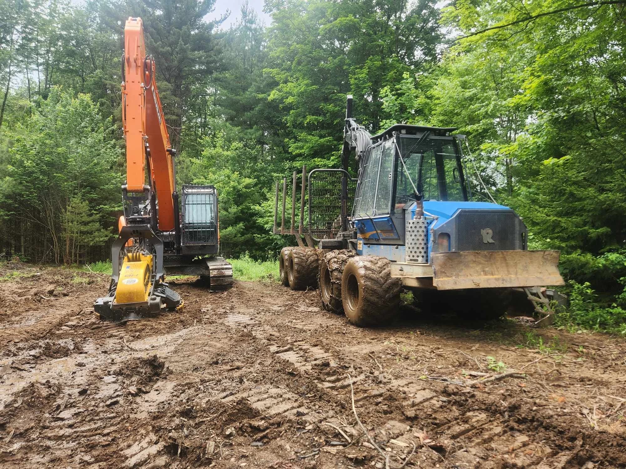 Cleared and graded land ready for development